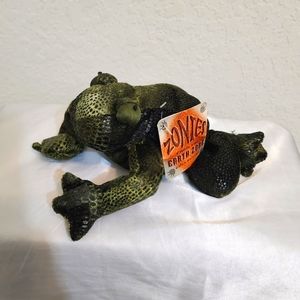 Zonies Flemington Dark Green Beanie Frog